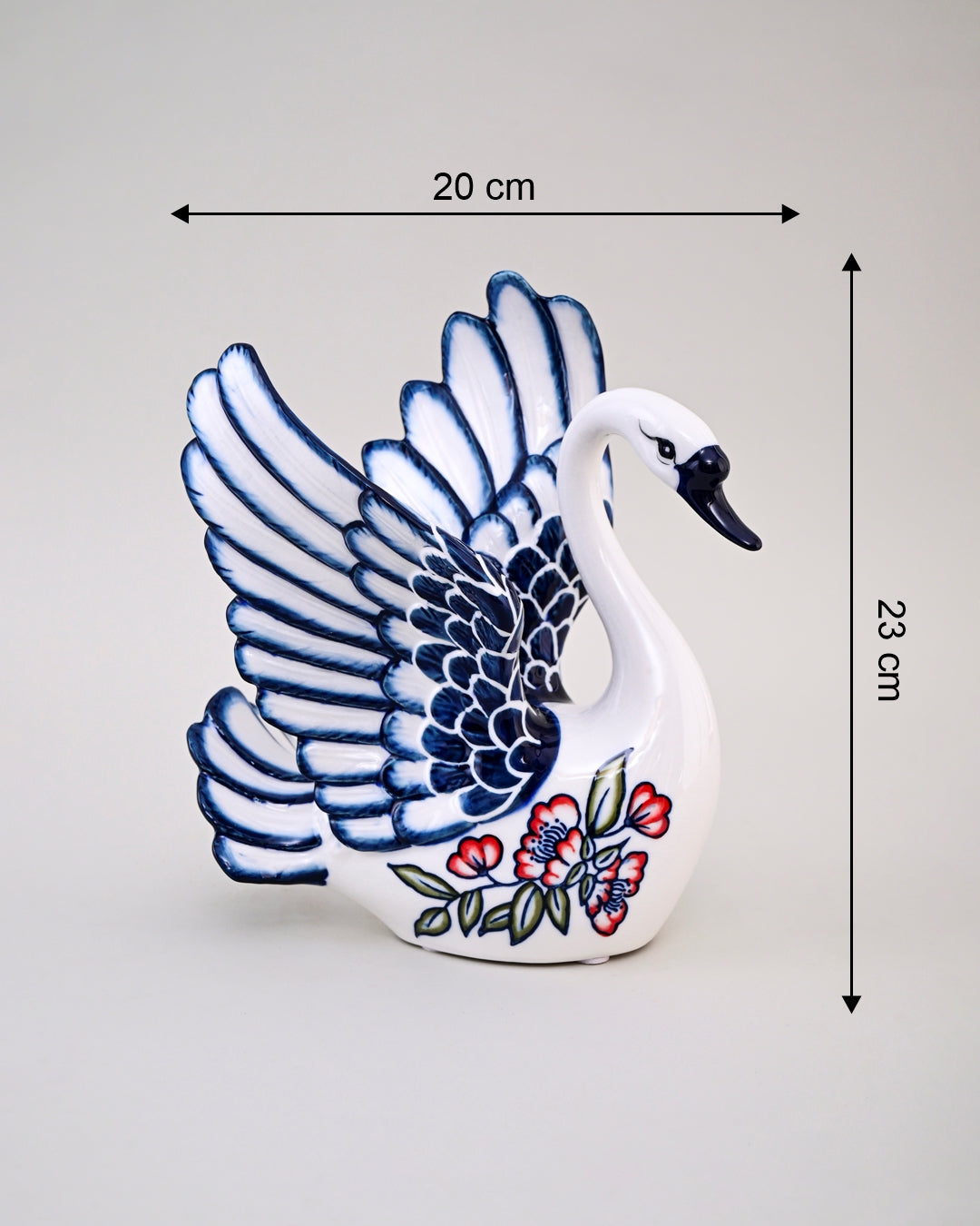 Serene Swan Figurines - Set of 2