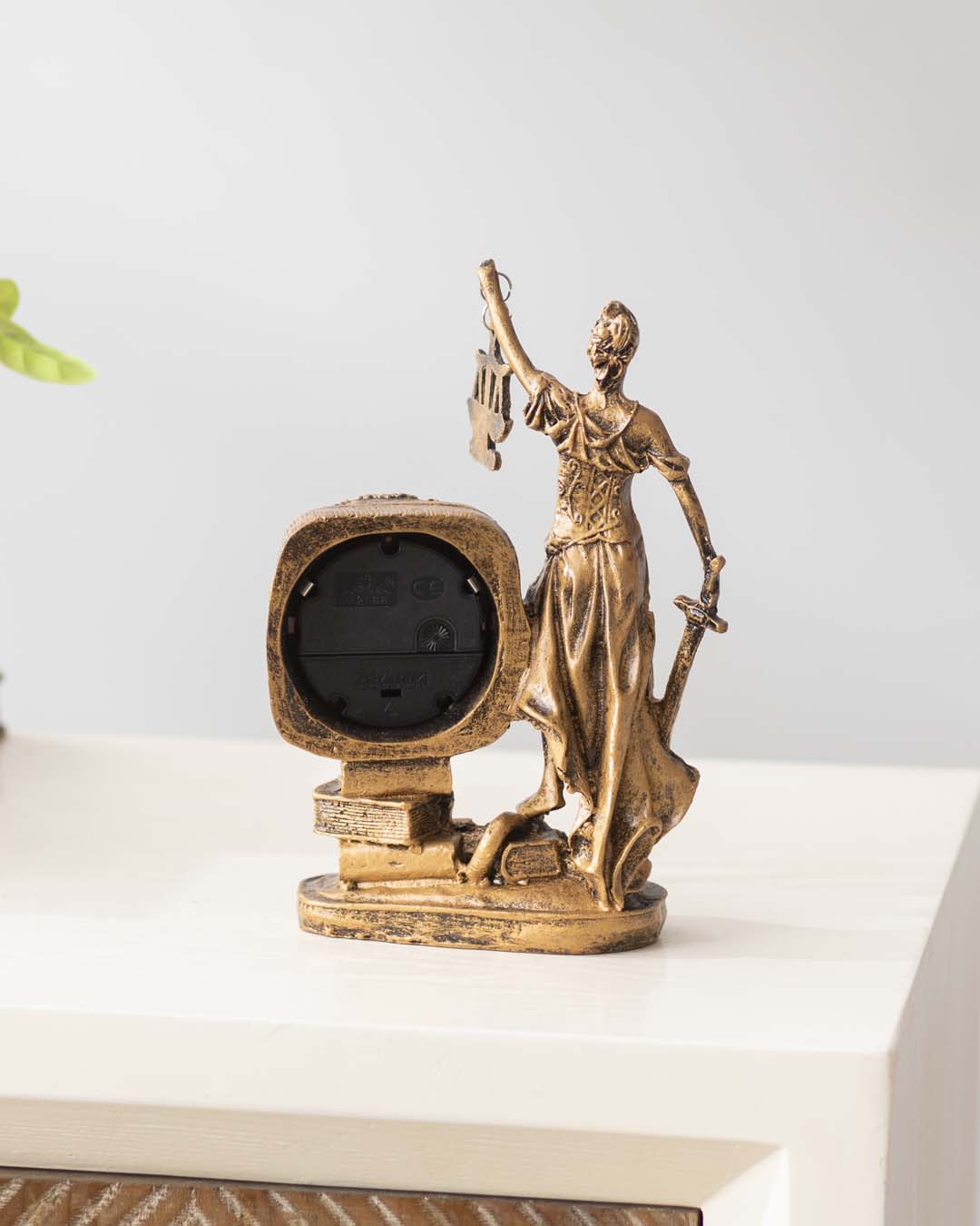 Justice Table-Top Clock