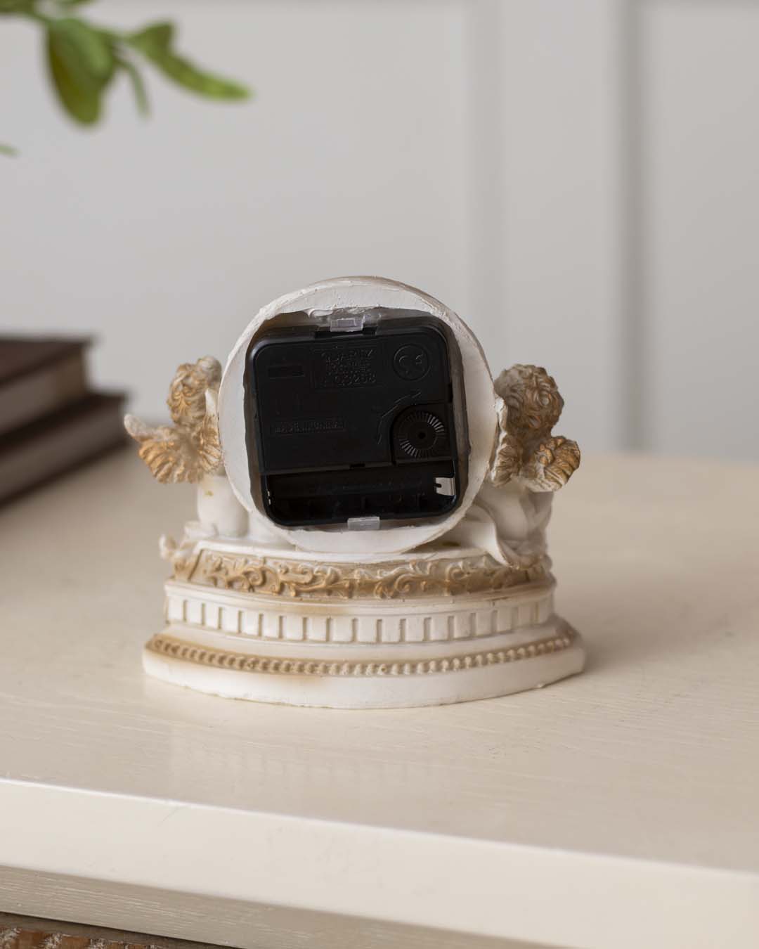 Classic Gold Angel Table Top Clock