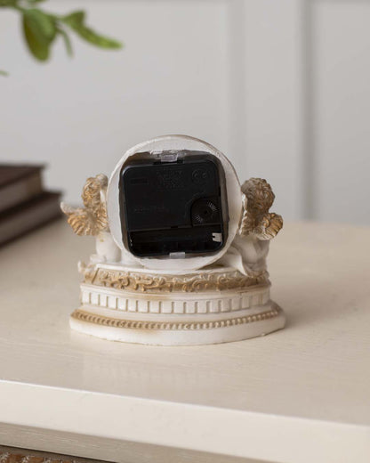 Classic Gold Angel Table Top Clock