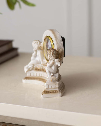 Classic Gold Angel Table Top Clock