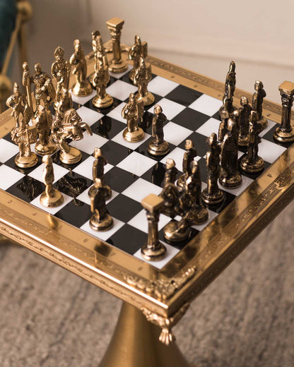 Historical Greek vs Roman Army Chess Set with Stand