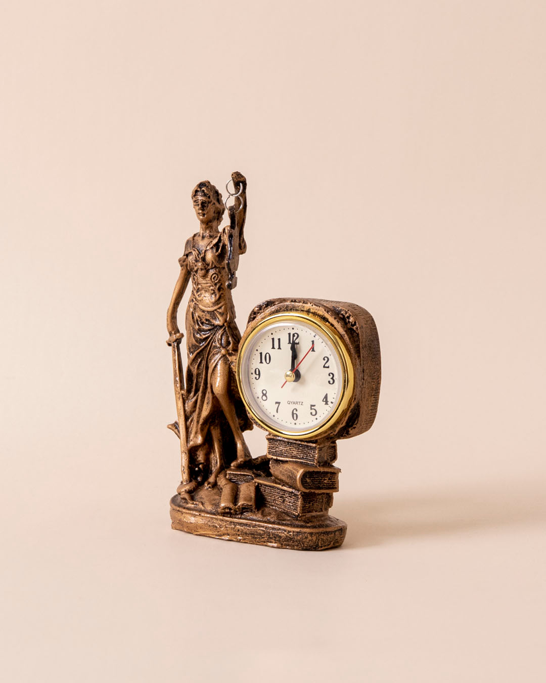 Justice Table-Top Clock