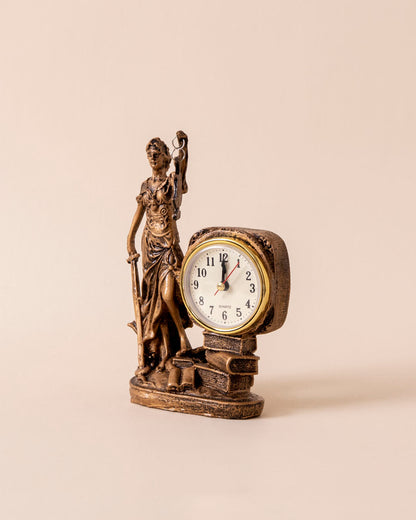 Justice Table-Top Clock