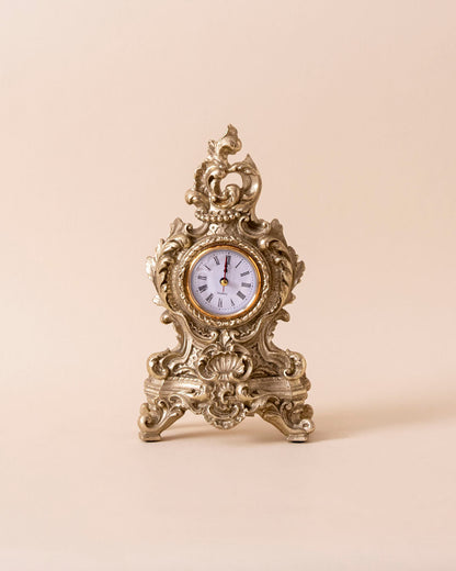 Classic Gold Victorian Table Top Clock