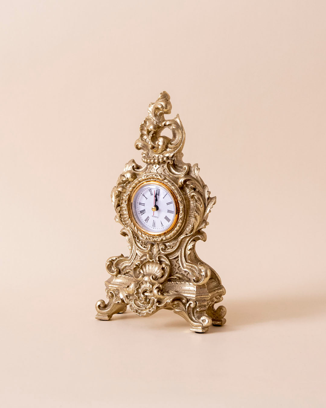 Classic Gold Victorian Table Top Clock