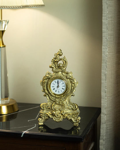Classic Gold Victorian Table Top Clock