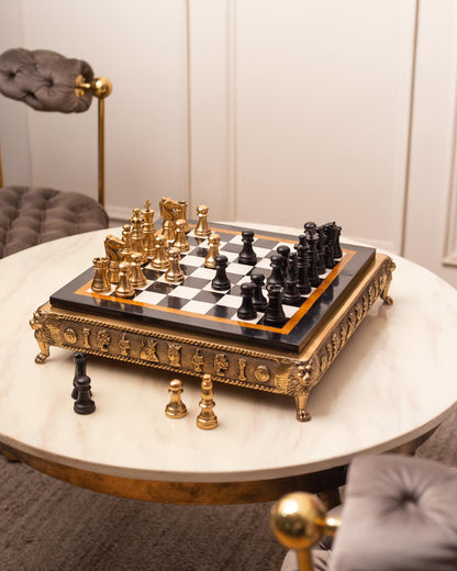 Vintage Regency Traditional Chess Set