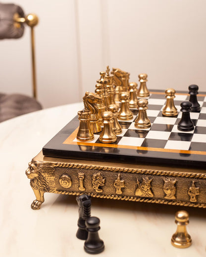 Vintage Regency Traditional Chess Set