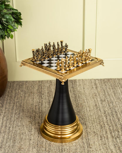 Historical Greek vs Roman Army Chess Set with Stand