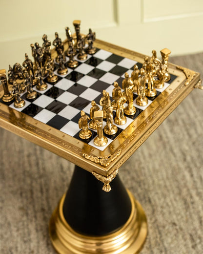 Historical Greek vs Roman Army Chess Set with Stand