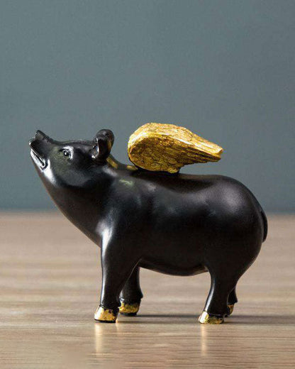 When Pig's Fly' Decorative Figurine